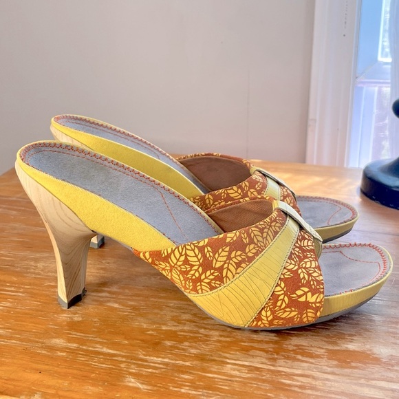 Diesel VINTAGE 90’s Printed Leather Thong Sandals - Picture 2 of 16